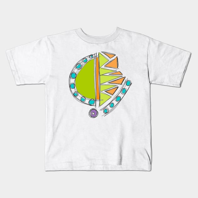 Shapes and Sizes Kids T-Shirt by bestree